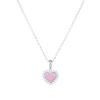 Collana Amen Donna Cuori in Argento Zircone CLPCUSMBBROZ - CLPCUSMBBROZ